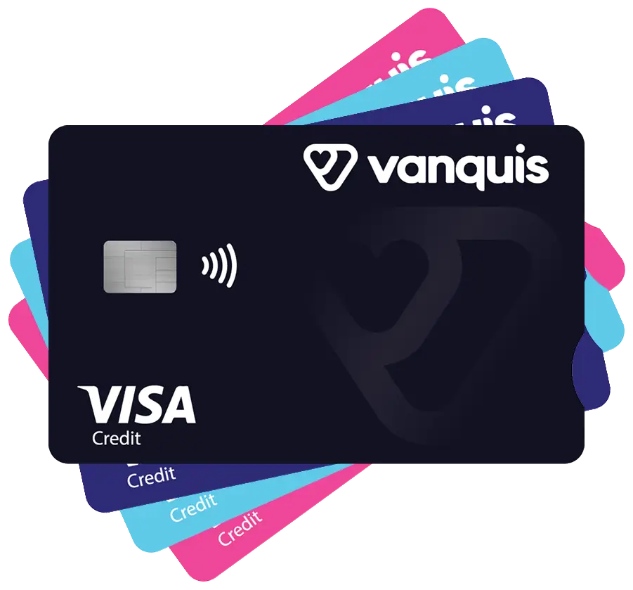 Vanquis Credit Card stacked