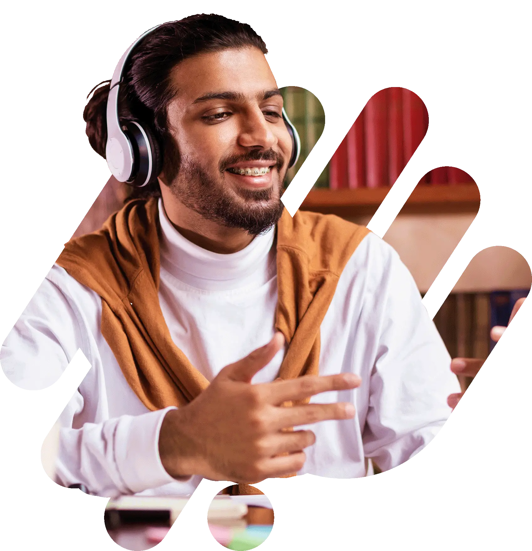 Man Teaching Online
