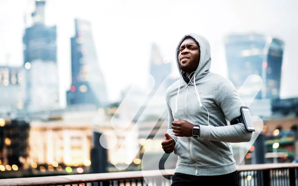 Man Jogging London