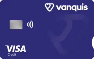 Vanquis credit card blue