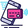 Illustration of a mobile and credit card