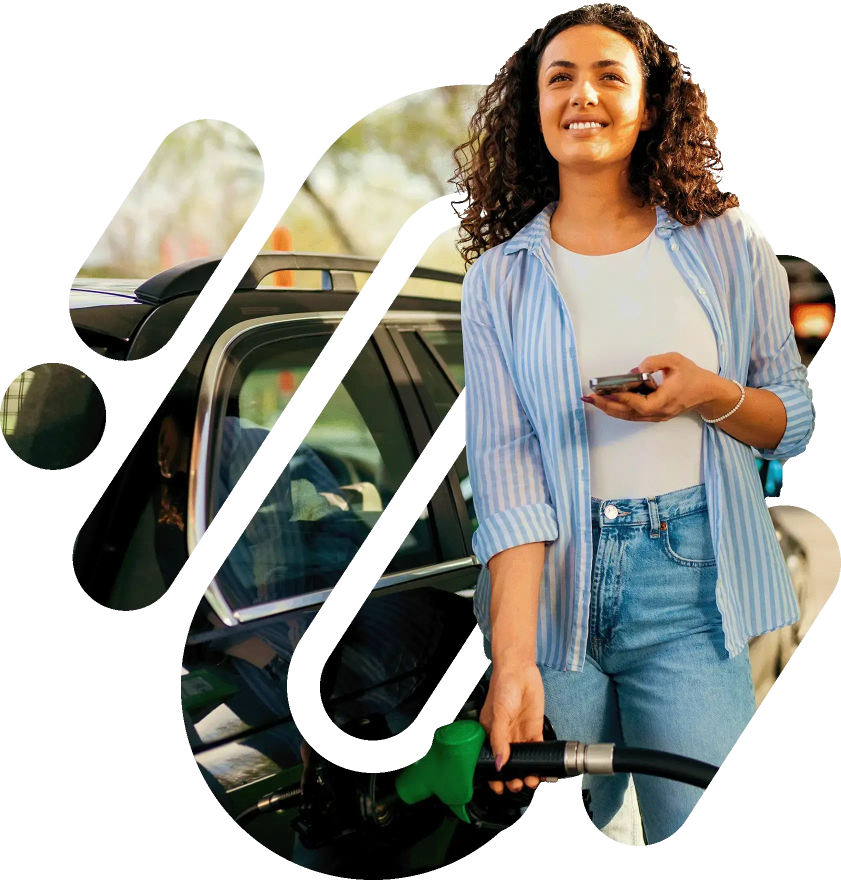 Woman Petrol Pump